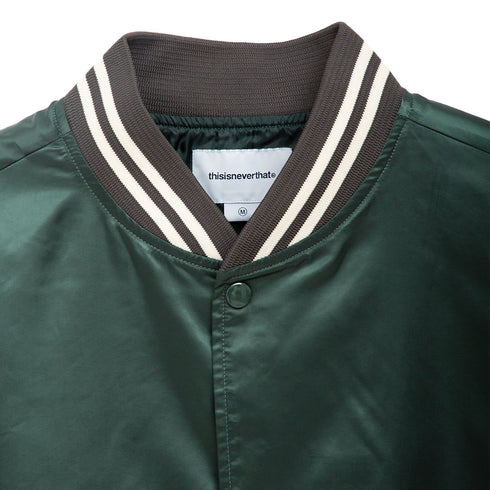 Thisisneverthat Satin Jacket Olive TN241WOWLS03 Degli Uberti